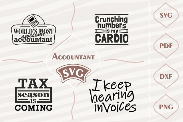 Accountant SVG bundle SVG Digital Mojito 