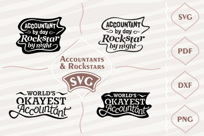 Accountants and Rockstars - SVG bundle SVG Digital Mojito 