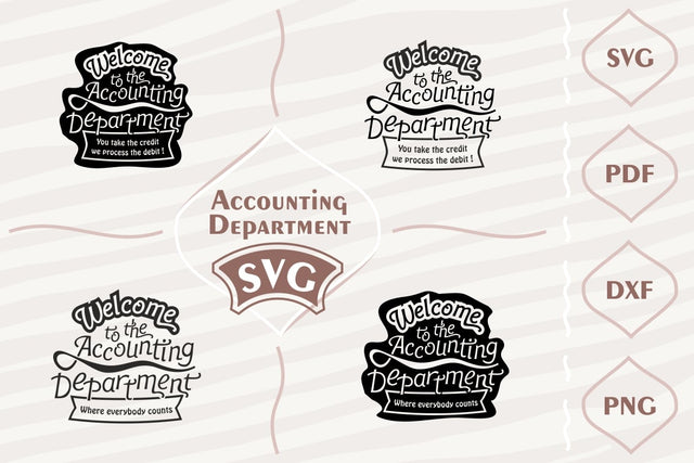 Accounting department - SVG bundle SVG Digital Mojito 