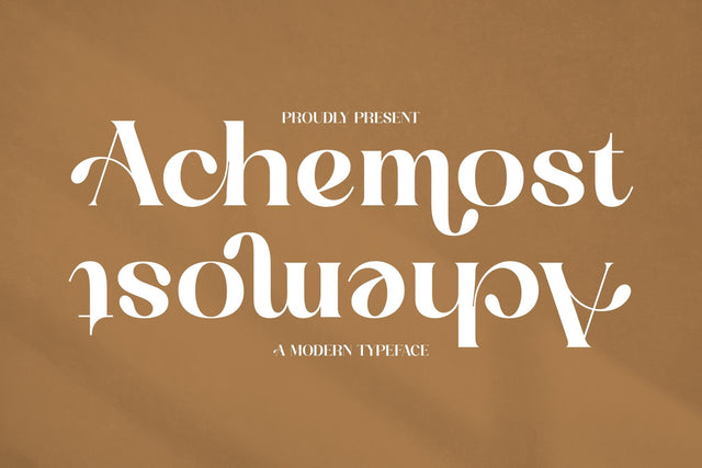 Achemost Typeface Font Storytype Studio 
