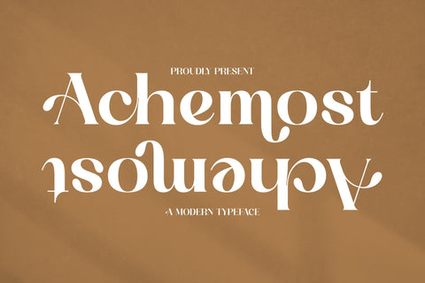 Achemost Typeface Font Storytype Studio 