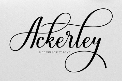 Ackerley Font Black Studio 