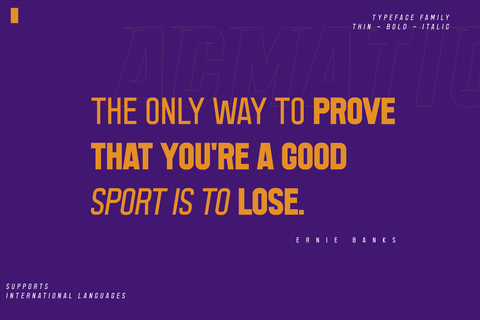 Acmatic Font twinletter 