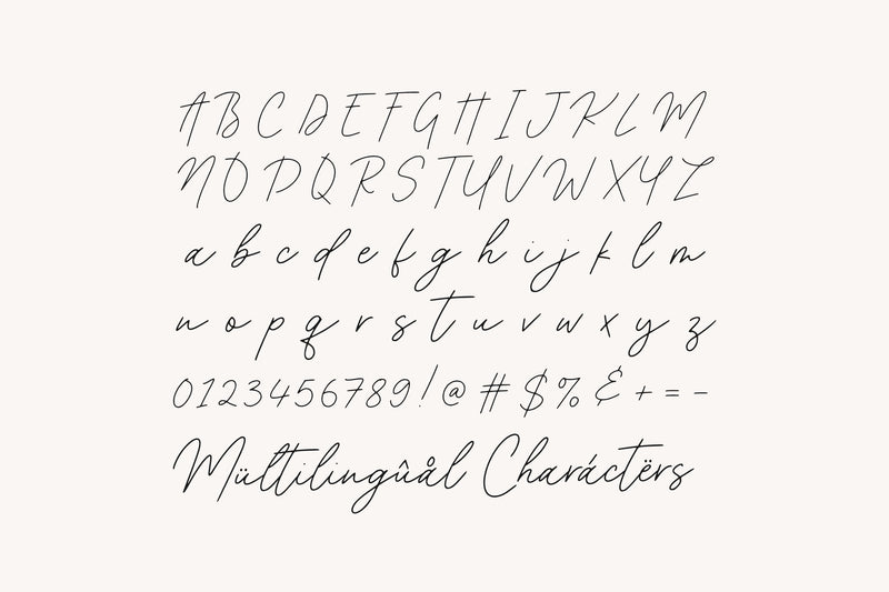 Acoustica Monoline Handwritten Font - So Fontsy