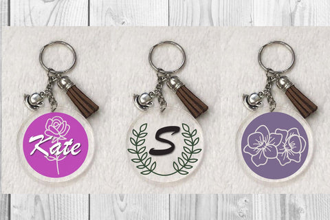 Acrylic Keychain Pattern background, Bundle svg SVG dadan_pm 