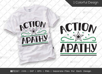 Action Apathy SVG Cut File | MLK Svg | Civil Rights Day Svg | Activism Svg | Inspirational Svg | Anti Racism Svg | Civil Rights Quote SVG ETC Craft 