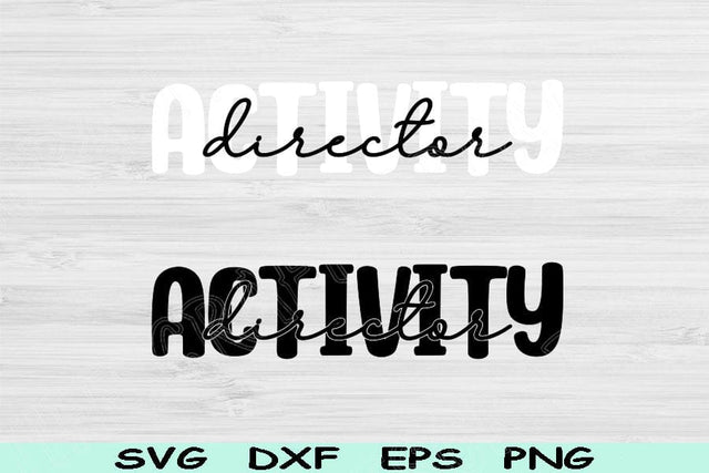 Activity Director Svg Png Cut Files, Activity Assistant Svg, Activity Squad Svg Files For Cricut, Activities Department Svg Digital Designs SVG TiffsCraftyCreations 