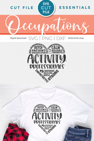 Activity Professionals svg, Activity Director svg, Appreciation svg SVG SVG Cut File 