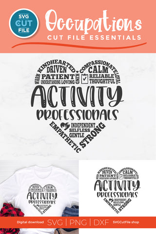 Activity Professionals svg, Activity Director svg, Appreciation svg SVG SVG Cut File 