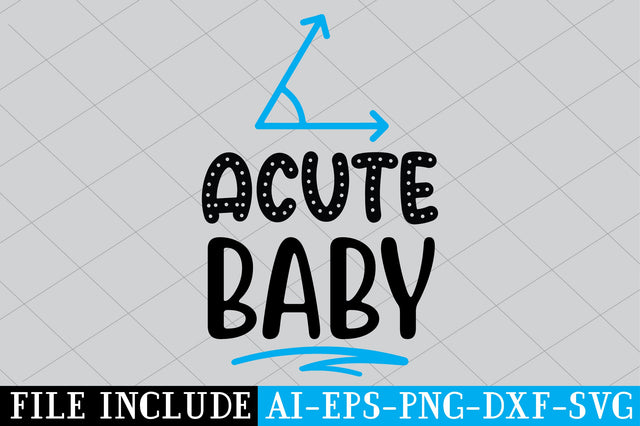 Acute Baby SVG SVG Creativeart88 