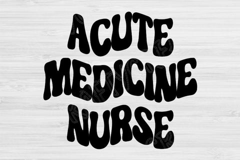 Acute Medicine Nurse Svg, AMN Svg Files For Cricut, Dxf, Eps, Png Instant Digital Download Design Cut Files For Glowforge, Silhouette Vector SVG TiffsCraftyCreations 