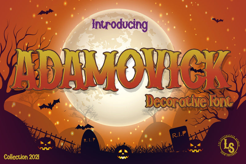 Adamovick Font letterstockstd 