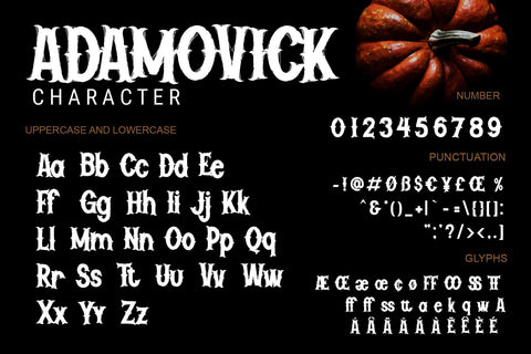 Adamovick Font letterstockstd 