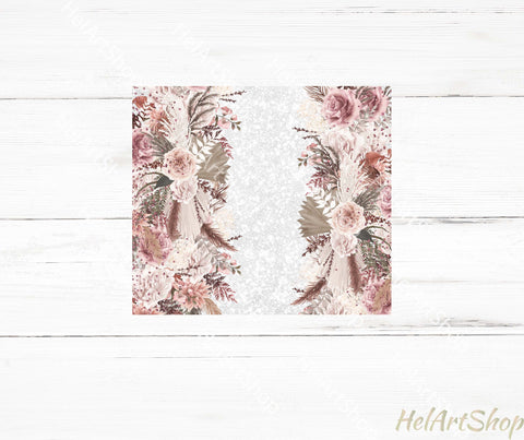 Add Your Name Tumbler PNG | Boho Sublimation Tumbler Sublimation _HelArtShop_ 