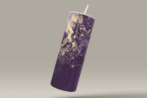 Add Your Own Name, Marble Floral Gold Tumbler, Skinny Tumbler 20 oz Design Wrap PNG, Seamless Sublimation Design, Skinny Travel Tumbler Sublimation Syre Digital Creations 