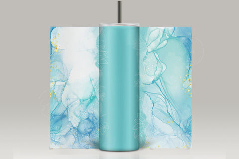 Add Your Own Name, Marble Floral Gold Tumbler, Skinny Tumbler 20 oz Design Wrap PNG, Seamless Sublimation Design, Skinny Travel Tumbler Sublimation Syre Digital Creations 