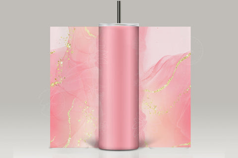 Add Your Own Name, Marble Floral Gold Tumbler, Skinny Tumbler 20 oz Design Wrap PNG, Seamless Sublimation Design, Skinny Travel Tumbler Sublimation Syre Digital Creations 