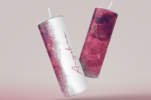 Add Your Own Name, Marble Gold Tumbler, Skinny Tumbler 20 oz Design Wrap PNG, Seamless Sublimation Design, Skinny Travel Tumbler Sublimation Syre Digital Creations 