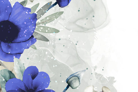 Add Your Own Name Tumbler, Skinny Tumbler 20 oz Design Wrap, Blue Gold Floral, Seamless Sublimation Design PNG, Skinny Travel Tumbler Sublimation Syre Digital Creations 