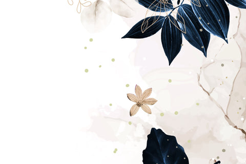 Add Your Own Name Tumbler, Skinny Tumbler 20 oz Design Wrap, Navy Blue Gold Floral, Seamless Sublimation Design PNG, Skinny Travel Tumbler Sublimation Syre Digital Creations 