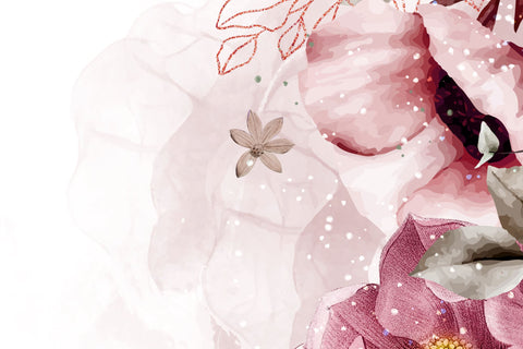 Add Your Own Name Tumbler, Skinny Tumbler 20 oz Design Wrap, Pink Yellow Floral, Seamless Sublimation Design PNG, Skinny Travel Tumbler Sublimation Syre Digital Creations 