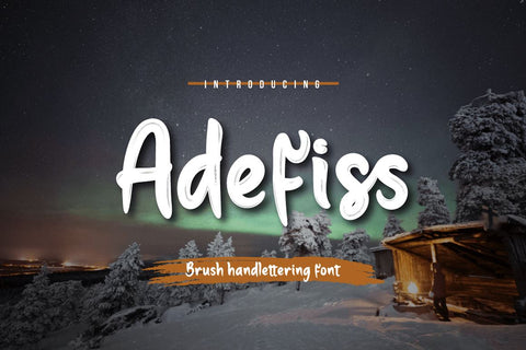 Adefiss Font twinletter 