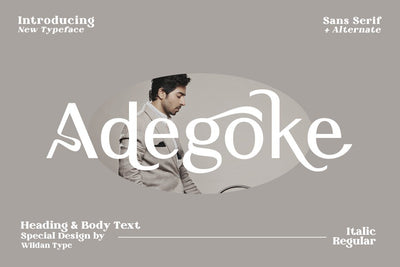 Adegoke Font Wildan Type 