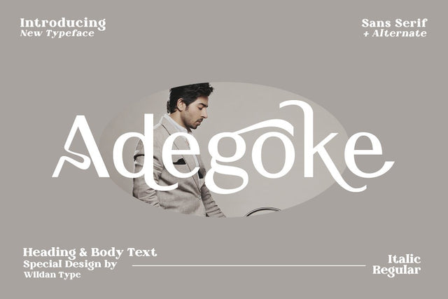 Adegoke Font Wildan Type 
