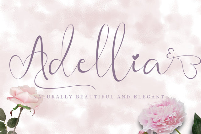 Adellia Font Prasetya Letter 
