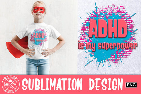 ADHD Awareness support Sublimation Bundle Sublimation Last Frontier Design Co. 