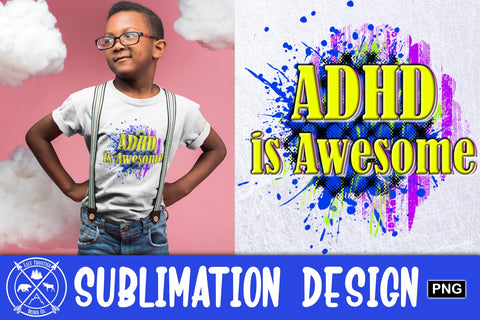 ADHD Awareness support Sublimation Bundle Sublimation Last Frontier Design Co. 
