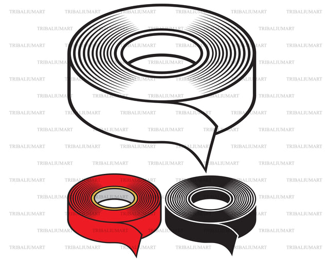 Adhesive tape SVG TribaliumArtSF 