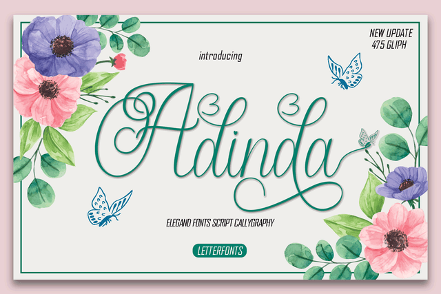 Adinda Script Font mahyud creatif 