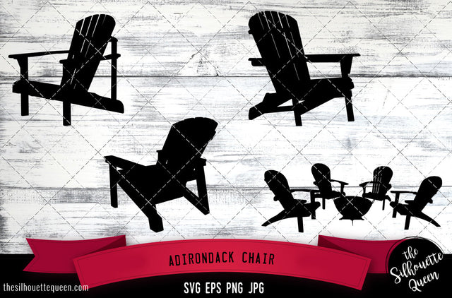 Adirondack Chair Silhouette Vector SVG SVG Loveleen Kaur 