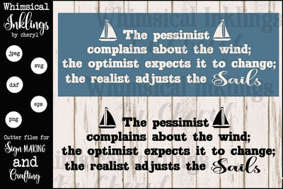 Adjust Your Sails SVG SVG Whimsical Inklings 