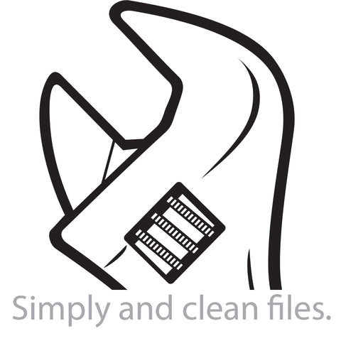 Adjustable wrench or spanner SVG TribaliumArtSF 