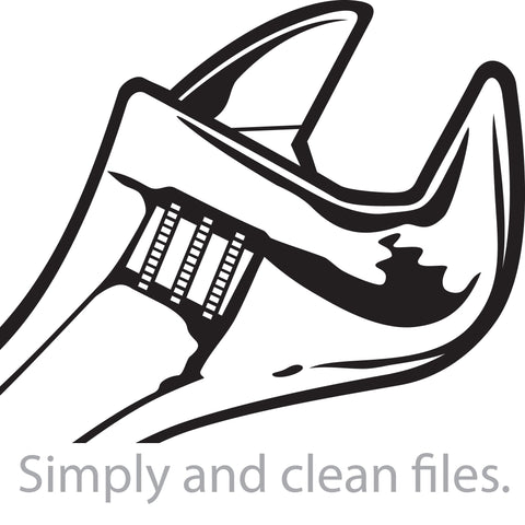 Adjustable wrench SVG TribaliumArtSF 