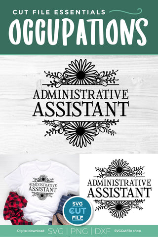 Admin svg -an administrative assistant svg file for crafters SVG SVG Cut File 