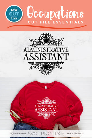 Admin svg -an administrative assistant svg file for crafters SVG SVG Cut File 