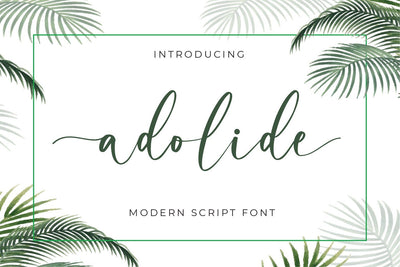 Adolide Font Vultype Co 