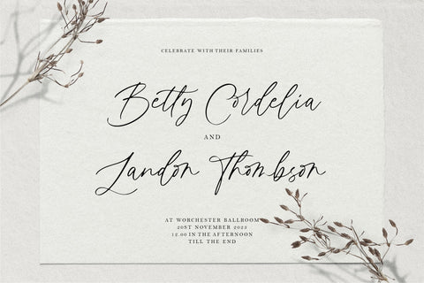 Adonitha Font Aestherica Studio 