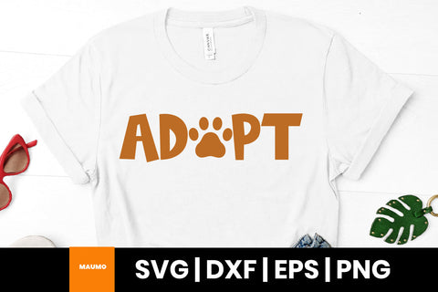 Adopt, pet svg quote SVG Maumo Designs 