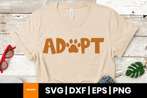 Adopt, pet svg quote SVG Maumo Designs 