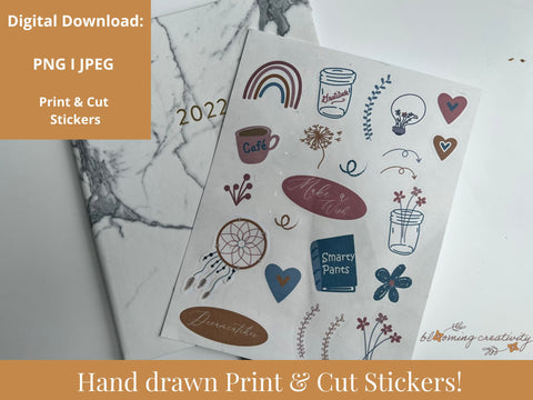Planner stickers bundle vol. 3. Bullet Journal Stickers. Printable