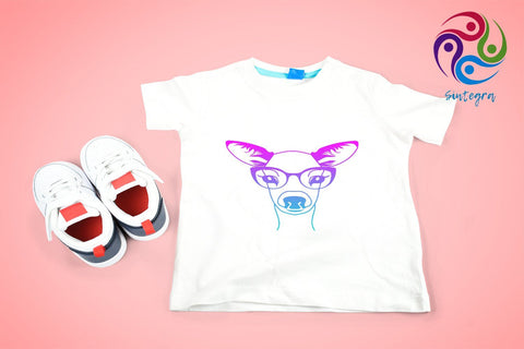 Adorable Deer With Glasses Svg File SVG Sintegra 