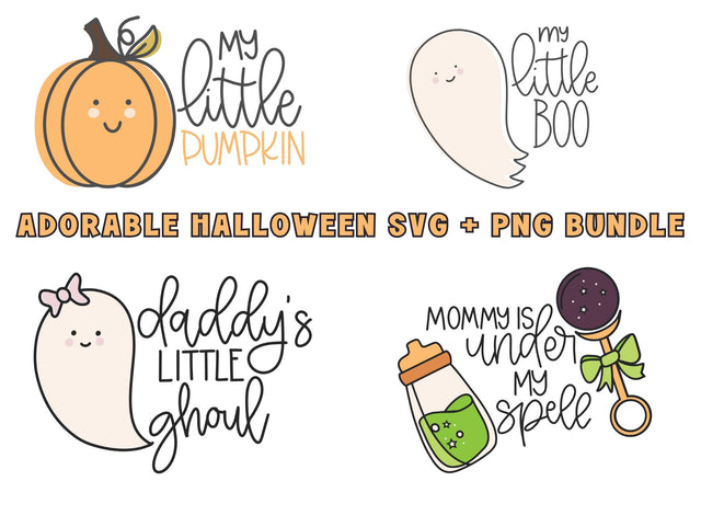 Adorable Halloween SVG + PNG Mini Bundle SVG So Fontsy Design Shop 