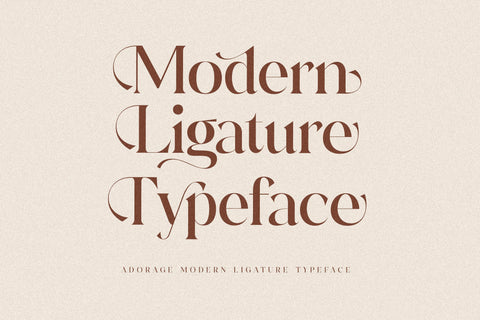 Adorage Typeface Font Storytype Studio 