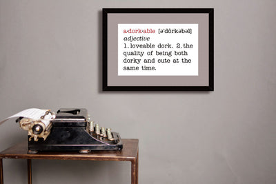 Adorkable Definition SVG Designed by Geeks 