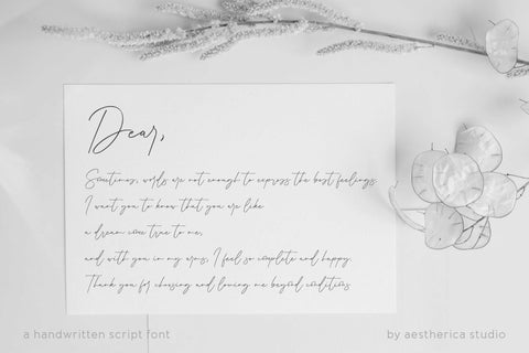 Adorne Font Aestherica Studio 