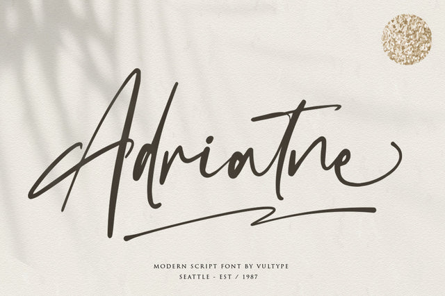 Adriatne Brush Font Font Vultype Co 
